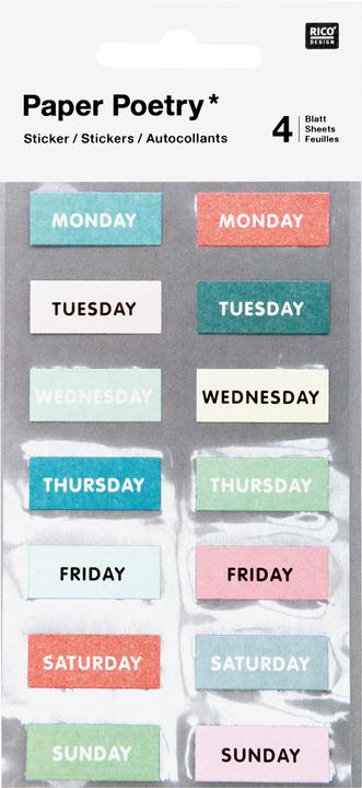 Immagine prodotto Paper Poetry Sticker