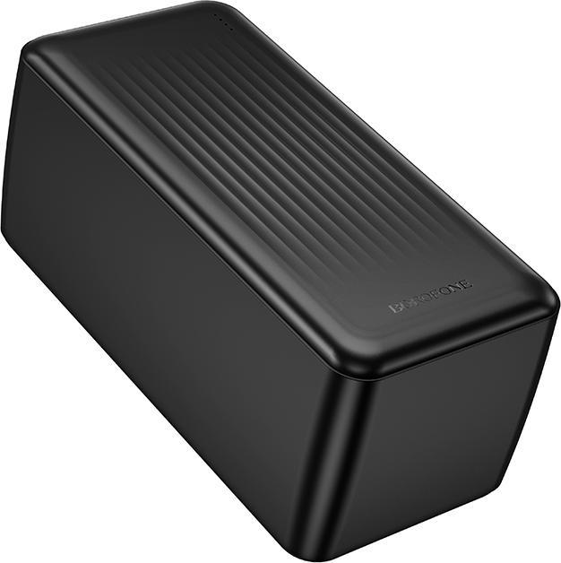 Immagine prodotto Borofone Powerbank 50000mAh BJ80C Clever - 2xUSB + Typ C - QC 3.0 22,5W PD 20W schwarz (50000000 mAh, 22.50 W, 185 Wh)