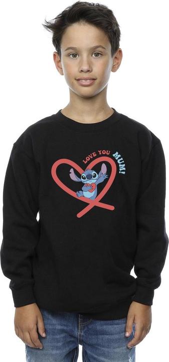 Produktbild Disney Lilo & Stitch Love You Mum Sweatshirt Jungen (116)