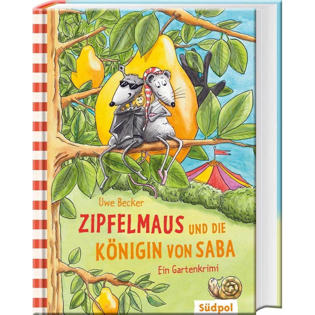Thumbnail - Zipfelmaus und die Königin von Saba - Ein Gartenkrimi, Kinderbücher von Uwe Becker