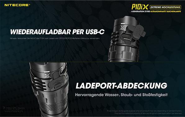 Actual product image Nitecore P10iX - 4000 lumen (13.72 cm, 4000 lm)