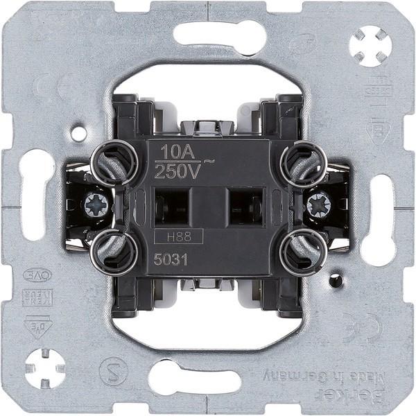 Berker Pulsante a bilanciere, Pulsante + Interruttore, Argento