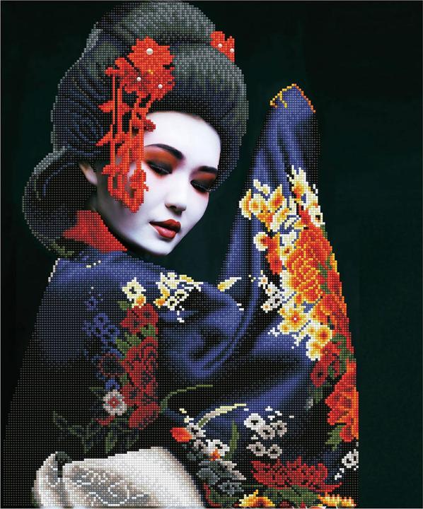 Actual product image Diamond Dotz Diamond Painting Geisha