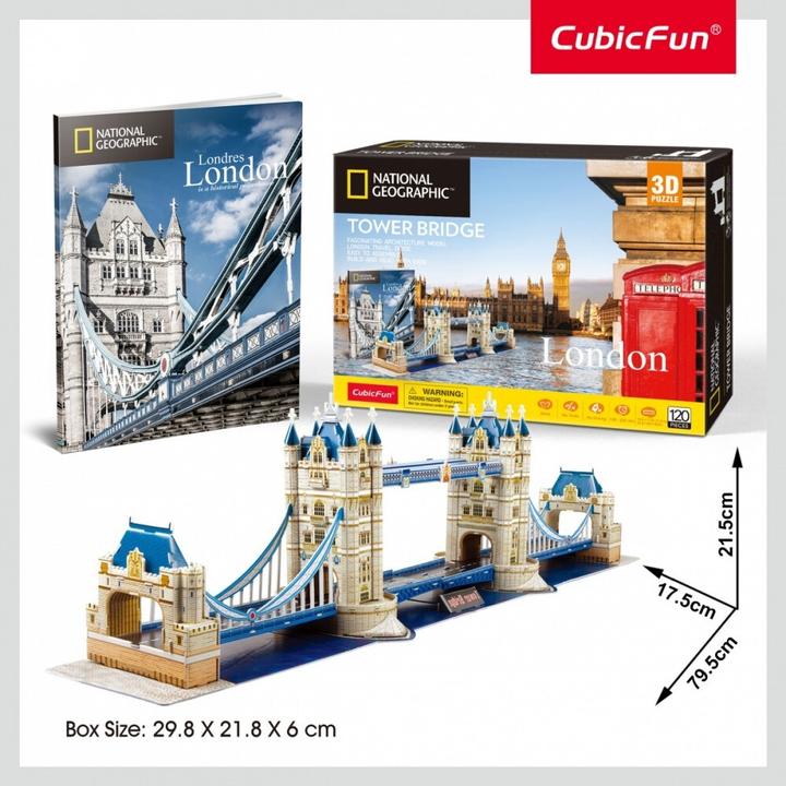 Produktbild Cubicfun 3d Puzzel The Tower Bridge (120 Teile)