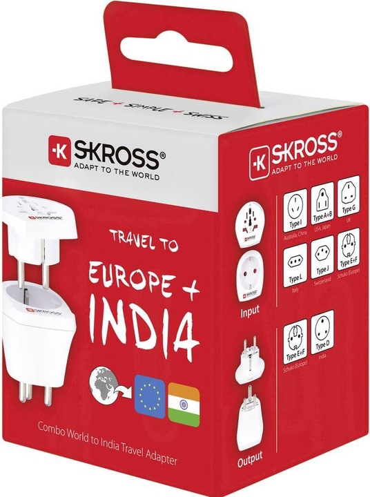 Productafbeelding Skross Combo World - India