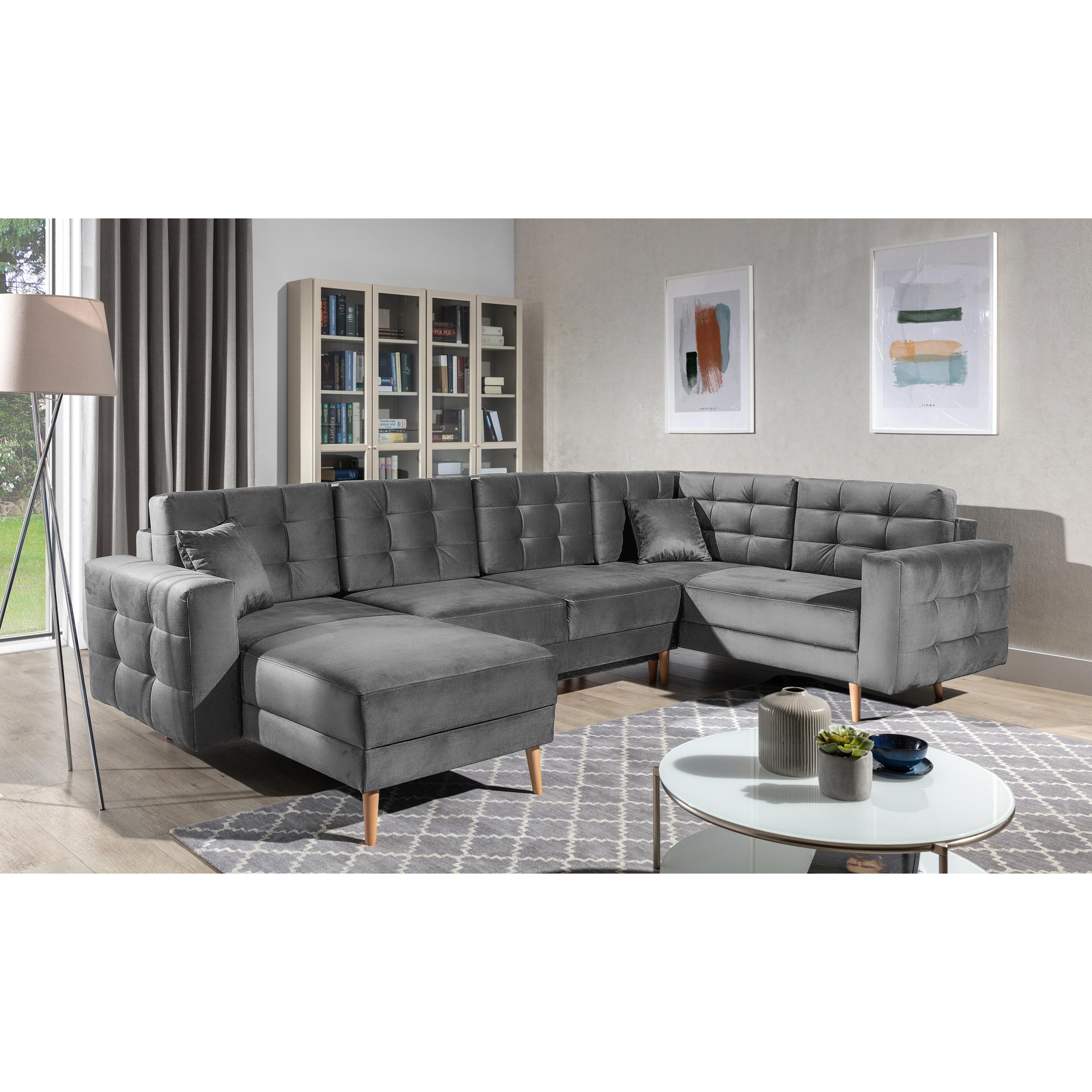 ELTAP, Sofa, Asgard U (Wohnlandschaft, 5-Sitzer, Bettsofa)