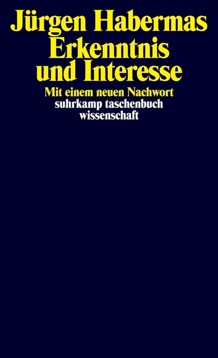 Produktbild Erkenntnis und Interesse (Deutsch, Jürgen Habermas, 1973)