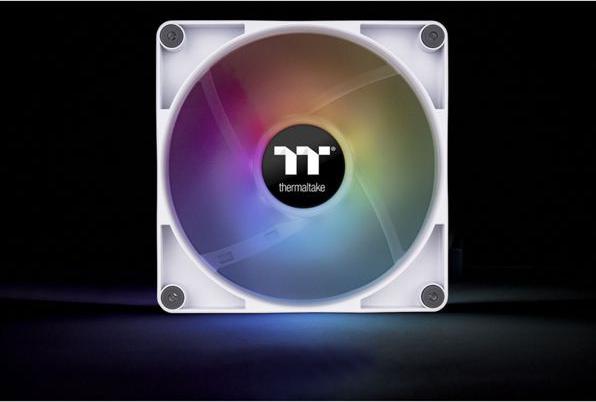 Produktbild Thermaltake TT CT120 ARGB Sync PC Cooling Fan wh 2er CL-F153-PL12SW-A (120 mm, 2x)