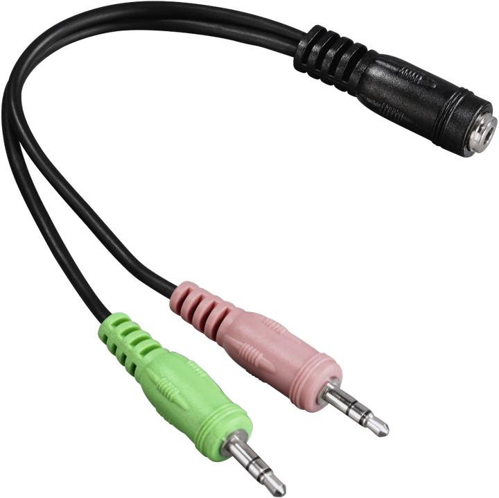 Hama Klinken-Adapter (0.10 m, 3.5mm Klinke (AUX))