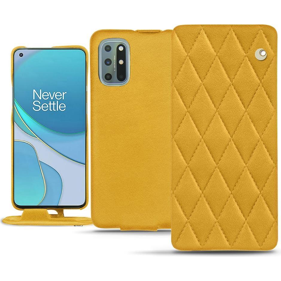 Noreve Lederschutzhülle vertikal (OnePlus 8T), Smartphone Hülle, Orange