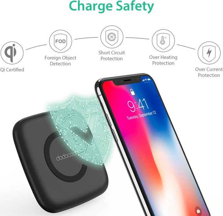 Actual product image Dodocool DA128 Wireless Charger (10 W)