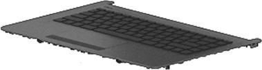 Produktbild HP Keyboard w/ Top Cover (UK)