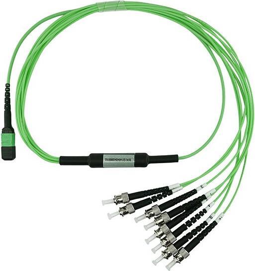 Actual product image BlueOptics Fibre optic MTP/4xST breakout cable OM5 1 metre (1 m)