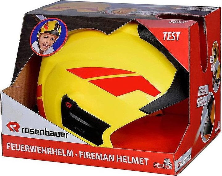 Actual product image Simba Fire helmet Rosenbauer with light