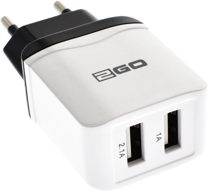 Produktbild 2GO 795999 Ladegerät für Mobilgeräte Weiss Indoor