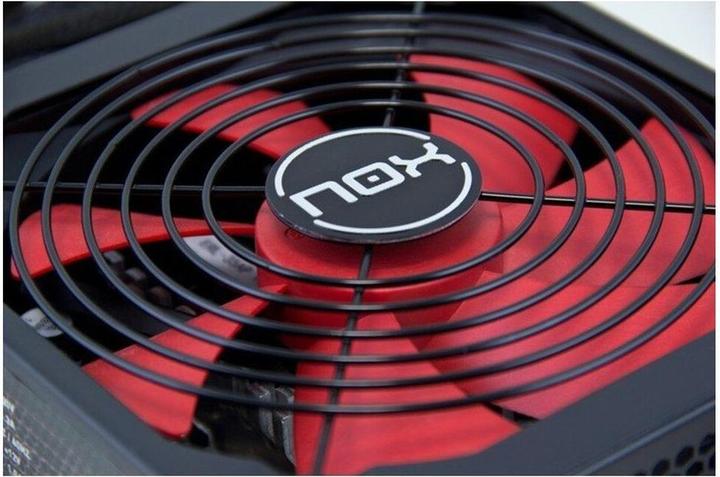 Actual product image Nox NXS650 Power Supply 650 W 20+4 pin ATX Black (650 W)