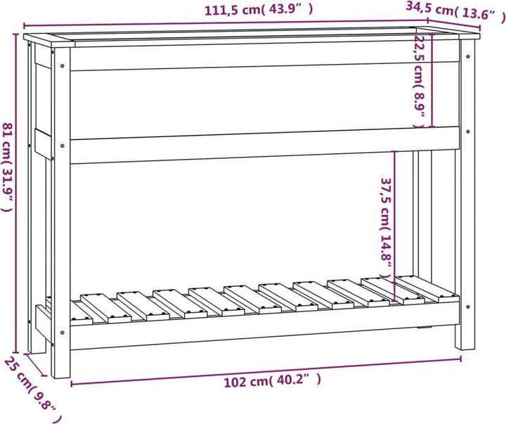 Immagine prodotto vidaXL Pflanzgefäss