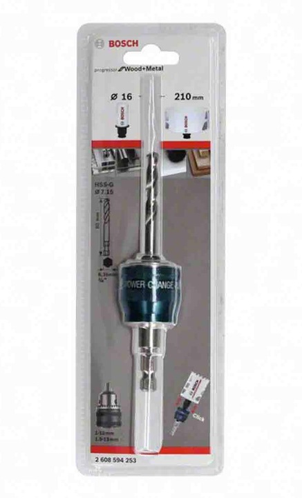 Image du produit Bosch Professional Zubehör Adaptateur "Power Change" - SDS-plus - avec mèche de centrage (7.15 millimètres)