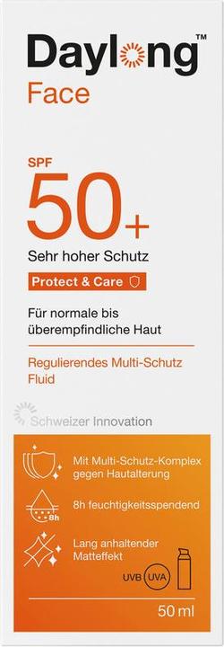 Image du produit Daylong Protéger et soigner (Crème solaire visage, SPF 50+, 50 ml, 93 g)
