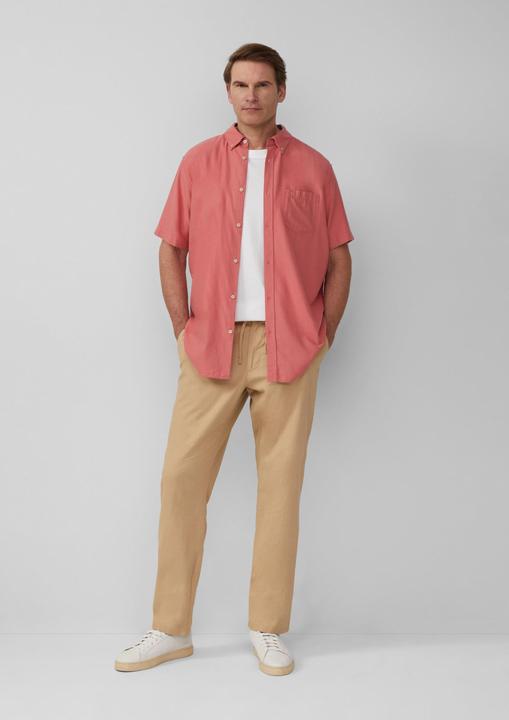 Produktbild S.Oliver Hemd Regular Fit: Kurzärmeliges Twillhemd mit Button-Down-Kragen (XXL)