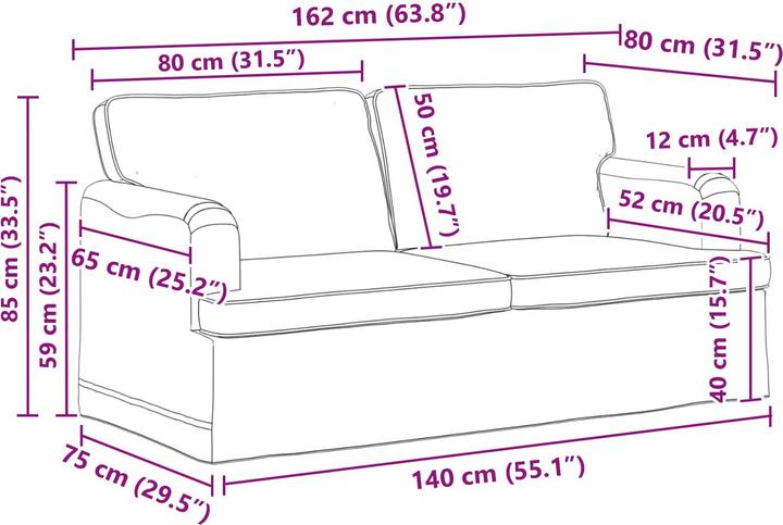 Image du produit vidaXL Modulare Sitzmöbel (Canapé d’angle)