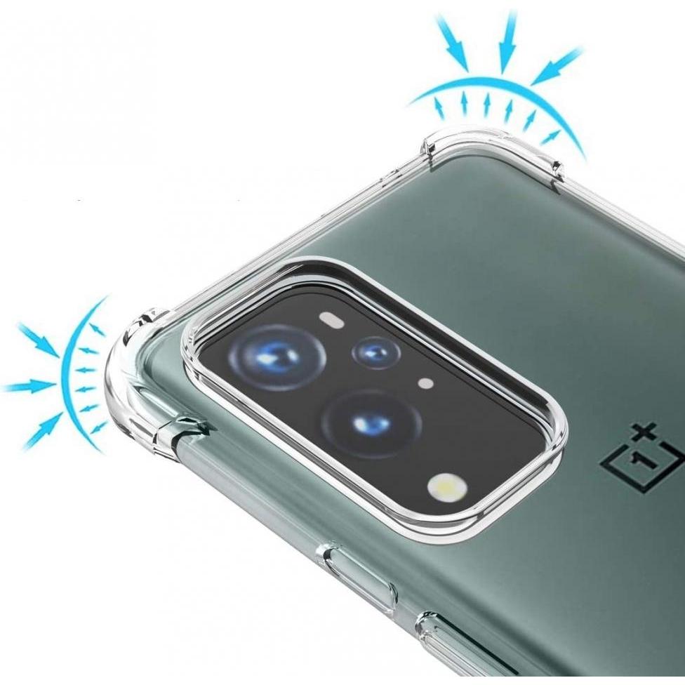 Thumbnail - Screenguard OnePlus 9 Pro Hülle Crystal Soft Airbag Bumper (OnePlus 9 Pro), Smartphone Hülle, Transparent