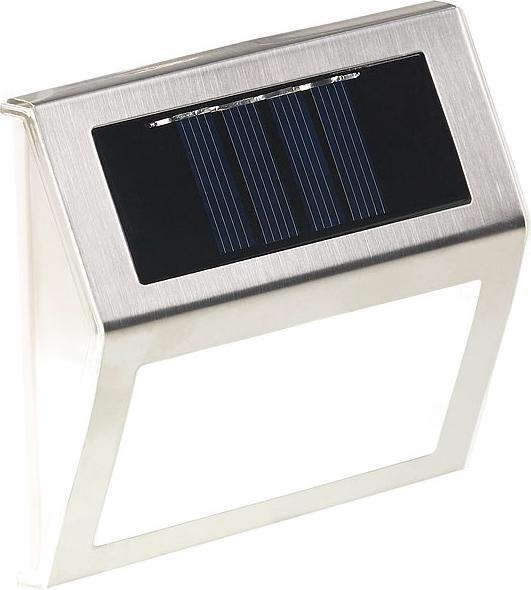 Produktbild Lunartec 8er-Set Solar-LED-Wand- & Treppen-Leuchten (20 lm, IP44)