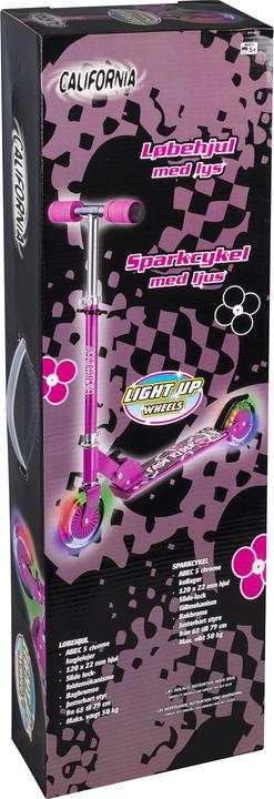Immagine prodotto California - Pink scooter with LED lights (83154)