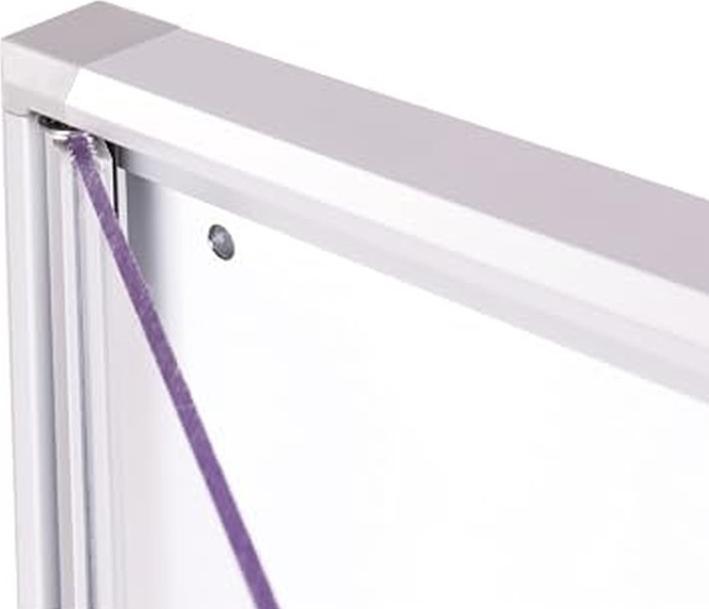Immagine prodotto Maul Vetrina, profondità esterna 27 mm (Lavagna bianca, 65,5 x 71 cm)