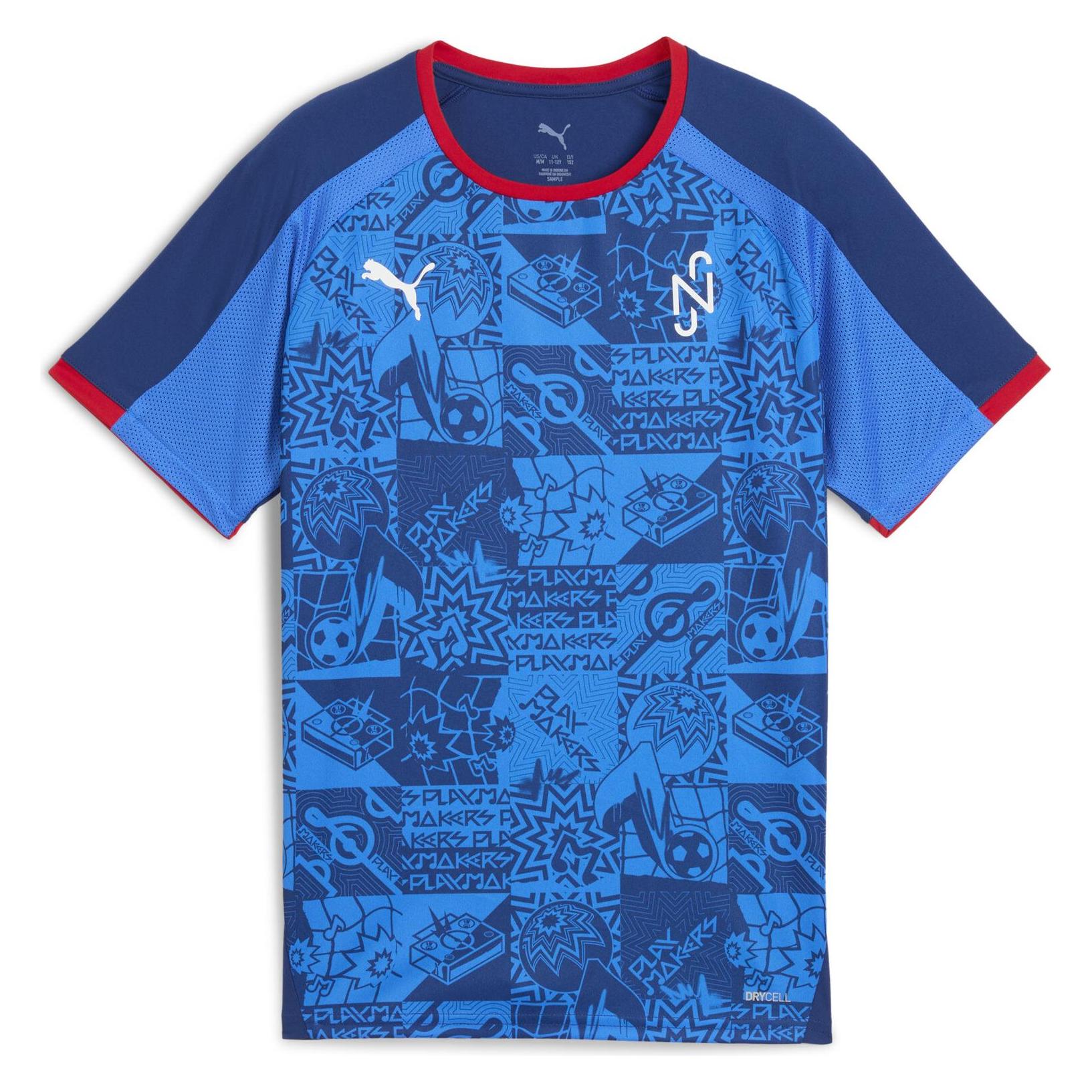 Puma, Jungen, Sportshirt, Neymar Jr Playmaker Jersey Jr (128), Blau, 128