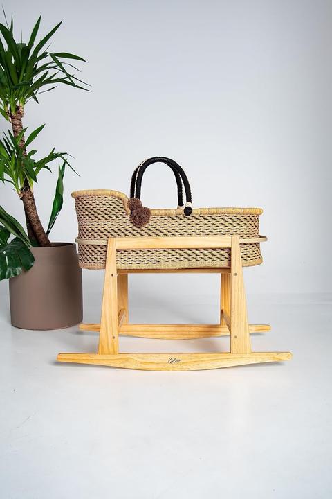 Immagine prodotto Milkii Baby Mosskorb Wiege & Ständer, inkl. Matratze