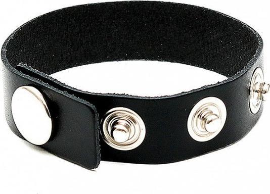 Rimba Erotische Mode ra7400 Penisring Schwarzes Leder Verstellbar