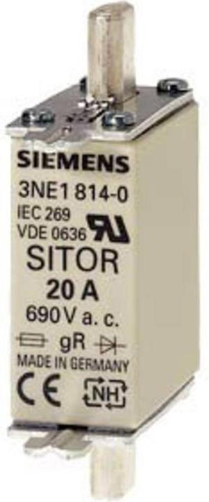 Produktbild Siemens SITOR Sicherung 3NE1 690V 50A Grösse 000 (50 A)