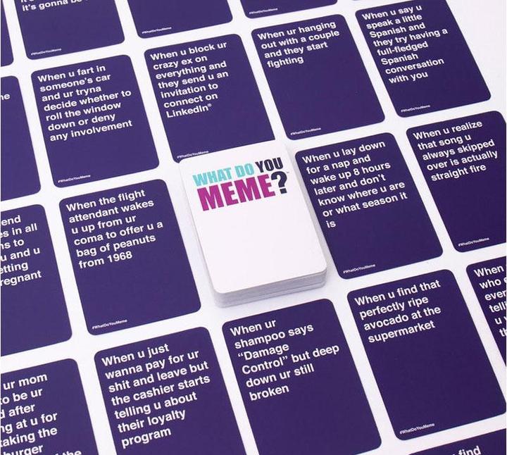 Actual product image TOP Memes card game (English)