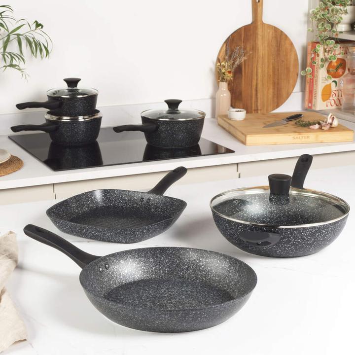 Produktbild Salter BW05752S1 Megastone 28cm Griddle Pan (28 cm, Grillpfanne, Aluminium)