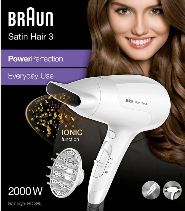 Immagine prodotto Braun BRA Asciugacapelli Personal HD385 (2000 W)