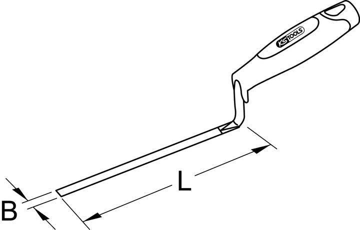Actual product image KS Tools BRONZEplus joint trowel (1 cm)