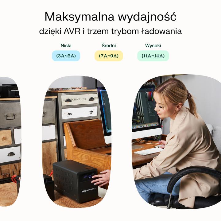 Produktbild GreenCell UPSLPPC500 (800 VA, 500 W, Line-Interaktiv USV)