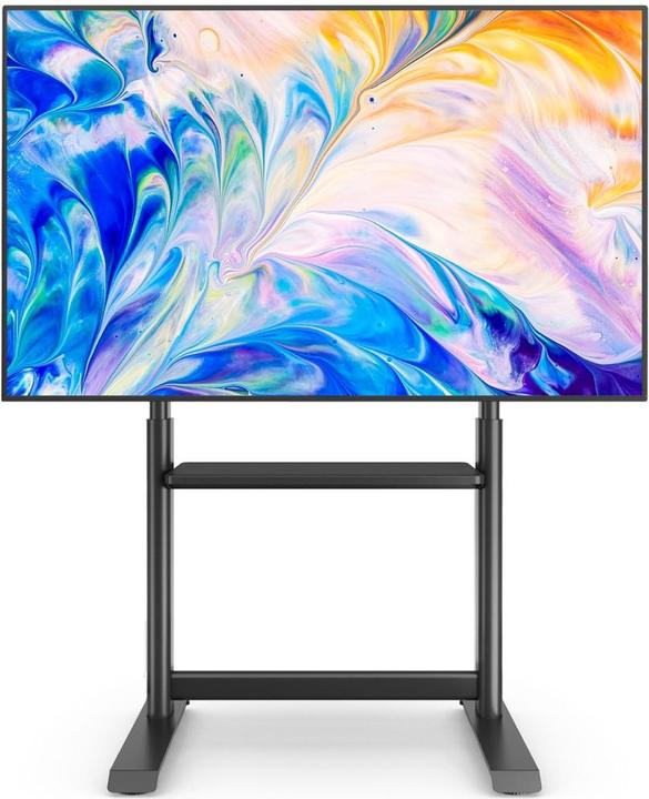 Actual product image Techly Floor Stand for 60-86" LCD/LED/Plasma TV Multifunction (Ground, 86", 68 kg)