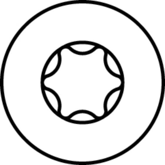 Produktbild Heco TOPIX plus Profi Holzbauschraube 6,0 x 80 mm 100 Stück ( 61094 ) Vollgewinde Holzschraube, Tell (100 Schrauben pro Stück)