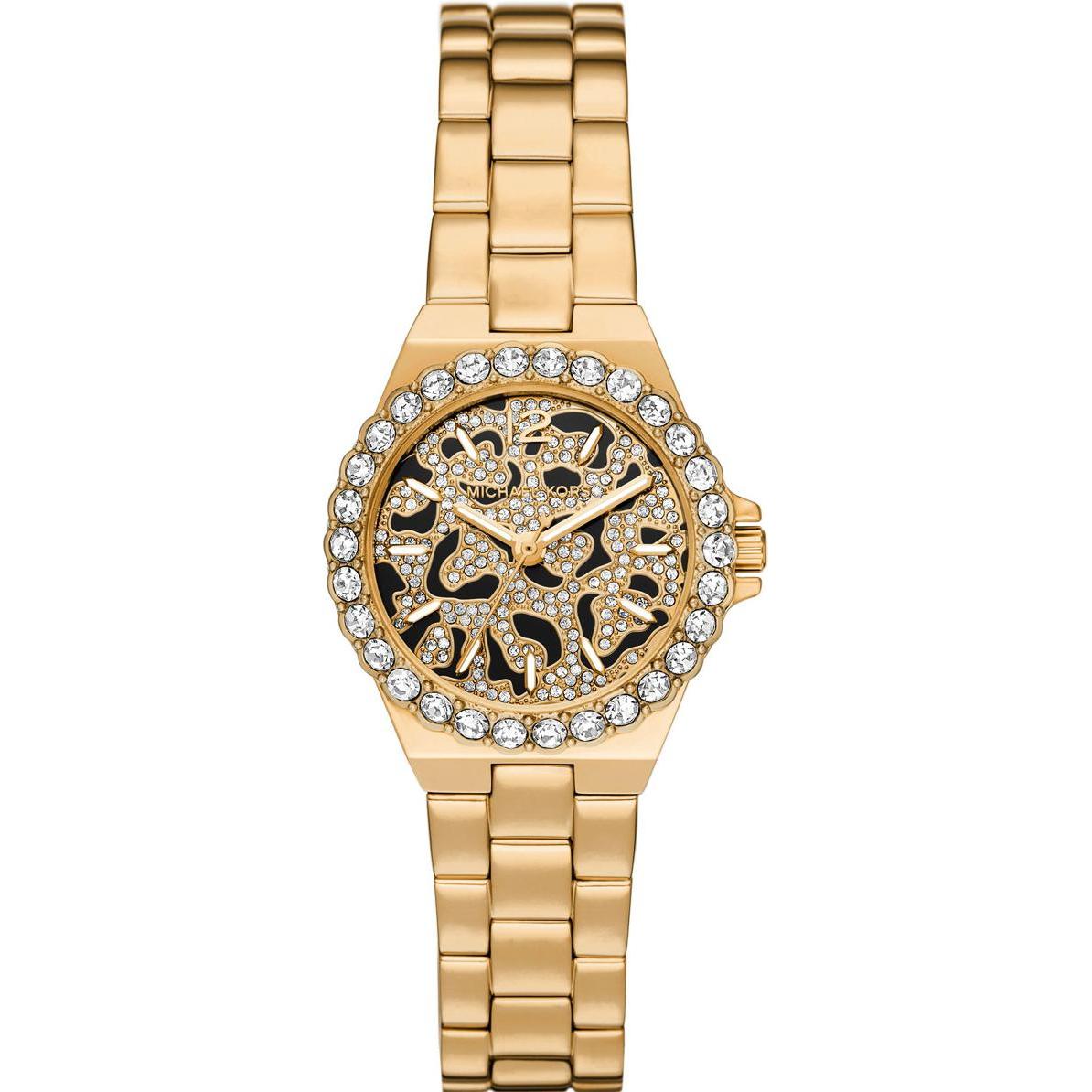 Michael Kors, Armbanduhr, Lennox Mini, Gold, (Analoguhr, 30 mm)