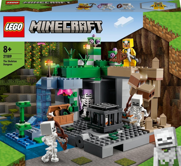 Produktbild LEGO Das Skelettverlies (21189, LEGO Minecraft)