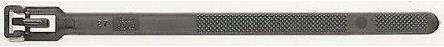 Actual product image HellermannTyton Black Releasable Cable Tie, 770x8.9mm (Velcro cable ties, 770 mm, 50 pcs.)