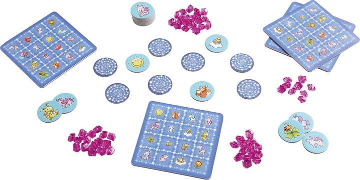 Image du produit Haba La licorne brille de chance - Sparkle Bingo (Allemand, Anglais, Français, Italien, 2 - 4 Joueur)