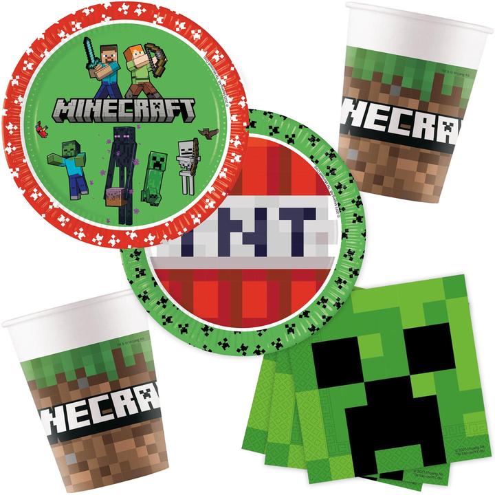 Actual product image Sombo 36-teiliges Party-Set Minecraft (36 pcs.)