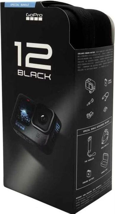 Immagine prodotto GoPro Pacchetto rigido di accessori HERO12 Black 128GB (60p, Bluetooth, WiFi)