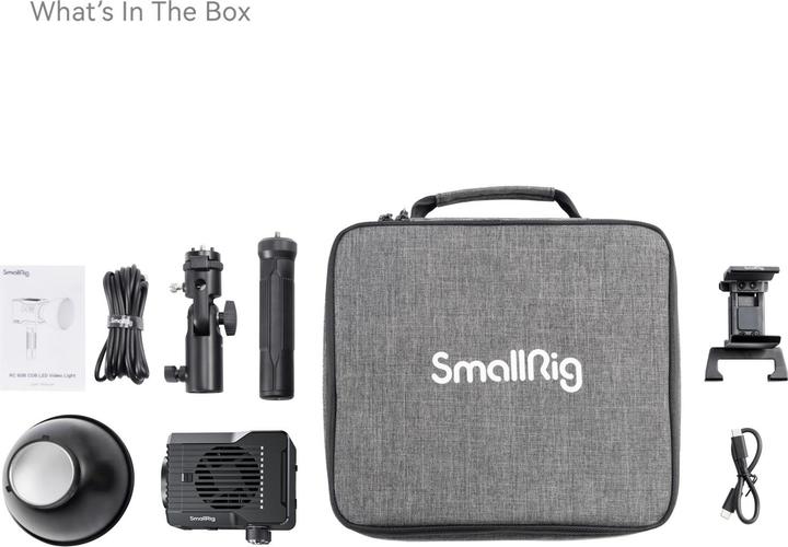 Actual product image SmallRig RC 60C with powerbank clamp (Video light)