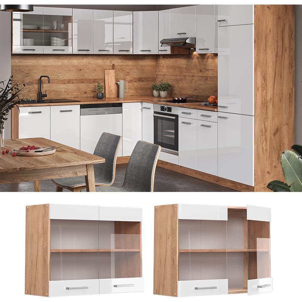 Thumbnail - Vicco, Regal, Küchenglasschrank R-Line (80 x 31 x 60 cm)