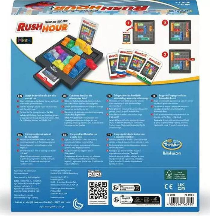 Produktbild Ravensburger Rush Hour (Deutsch, Portugiesisch, Französisch, Niederländisch, Englisch, Italienisch, Spanisch)