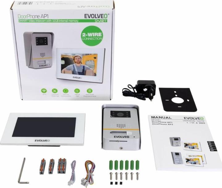 Produktbild Evolveo DoorPhone AP1- 2 drátový videotelefon s aplikací (Kabellos)